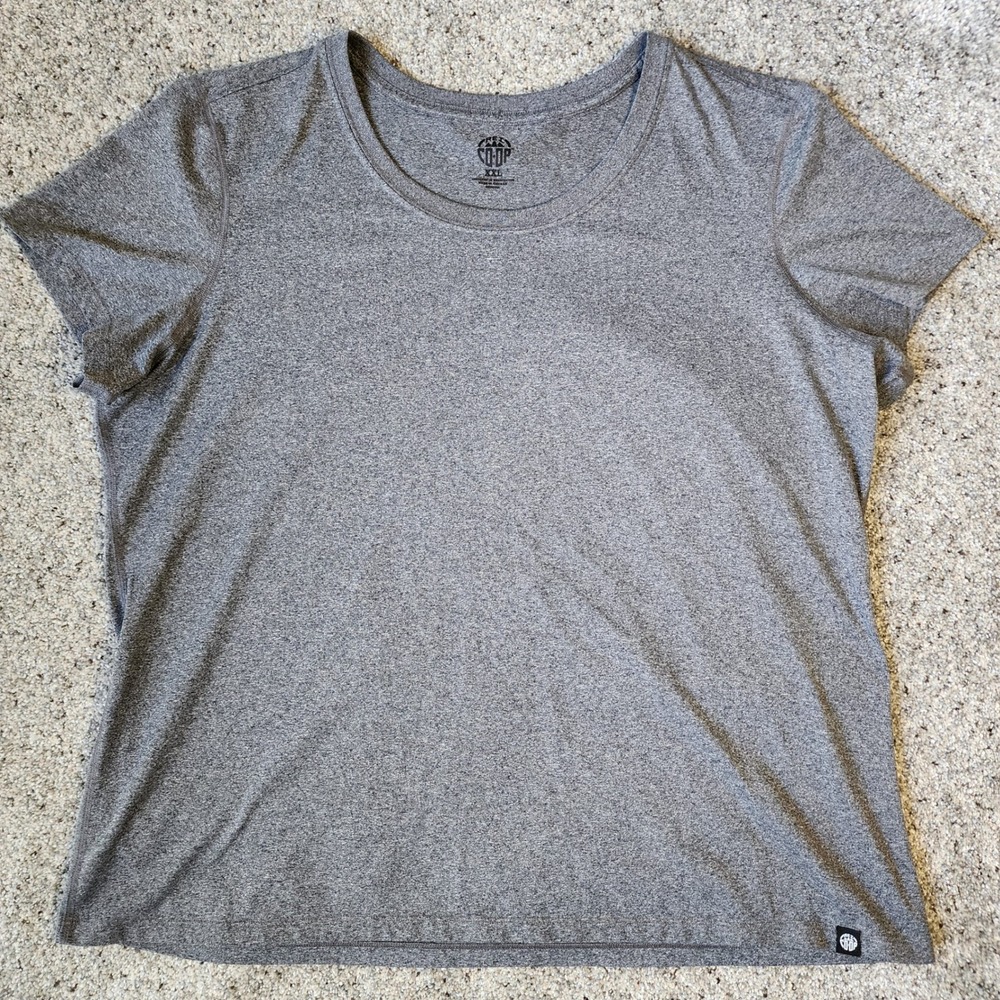 REI Co-op T-Shirt Womens XXL Gray Heathered Active Performance Excellent